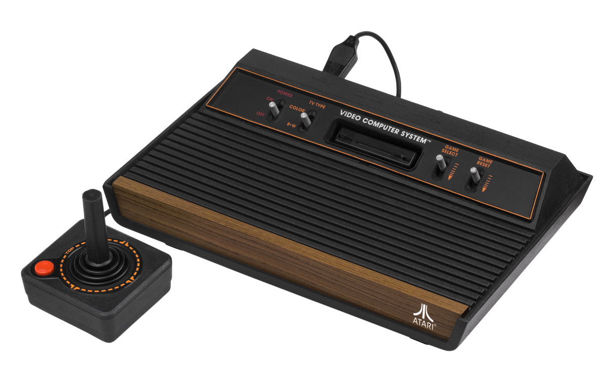 Console Atari 2600 antigo